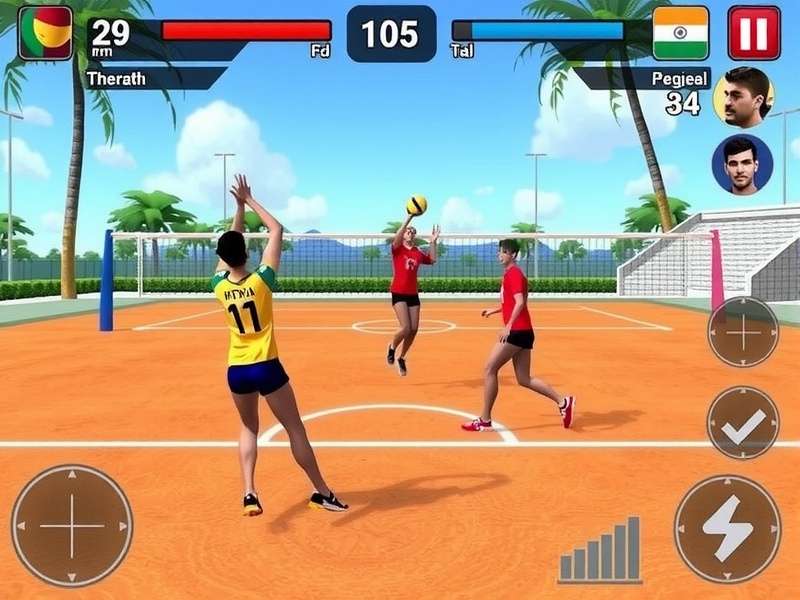 Volley Victory India Gameplay Screenshot